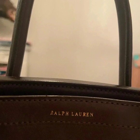 Ralph Lauren Collection Ricky 33 Bag Wool Leather Runway 2005 Satchel Purse - Picture 8 of 11